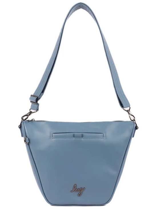 lug Handbags - Lug Quest Satin Luxe VL Shoulder bag in Denim Drift